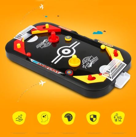 Mini Table Hockey Game™ | Air Hockey &amp; Soccer Game in One
