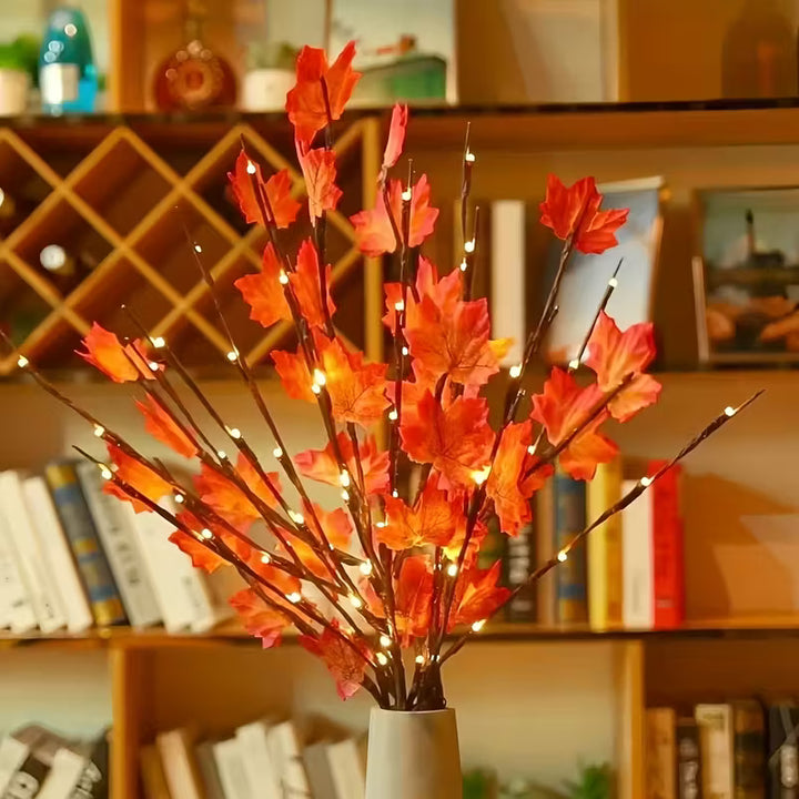 LED Branch Lighting Set | 2 Pieces | Atmospheric Artificial Branches with 20 LEDs | 76 cm High