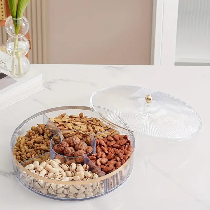 AmberLuxe | Candy Jar with Lid 28 cm – Luxury Snack Organizer