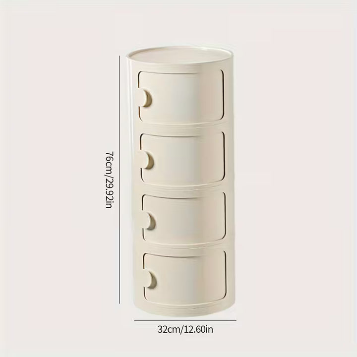 FlexiStore™ Multifunctional Bedside Table | Portable Storage Cabinet with Drawer