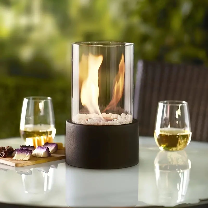 LumiFlame | Modern Portable Fireplace | Clean, Smoke-Free &amp; Atmospheric Design