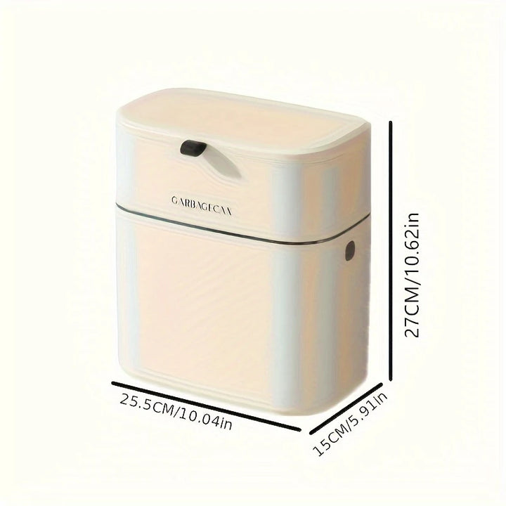 Space-saving &amp; Modern | Smart Wall-Mounted Waste Bin with Lid