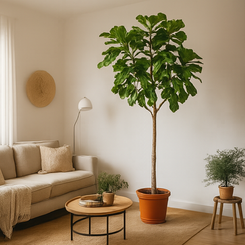 Ficus Lyrata Tree | 270 cm Tall | Fiddle Leaf Plant