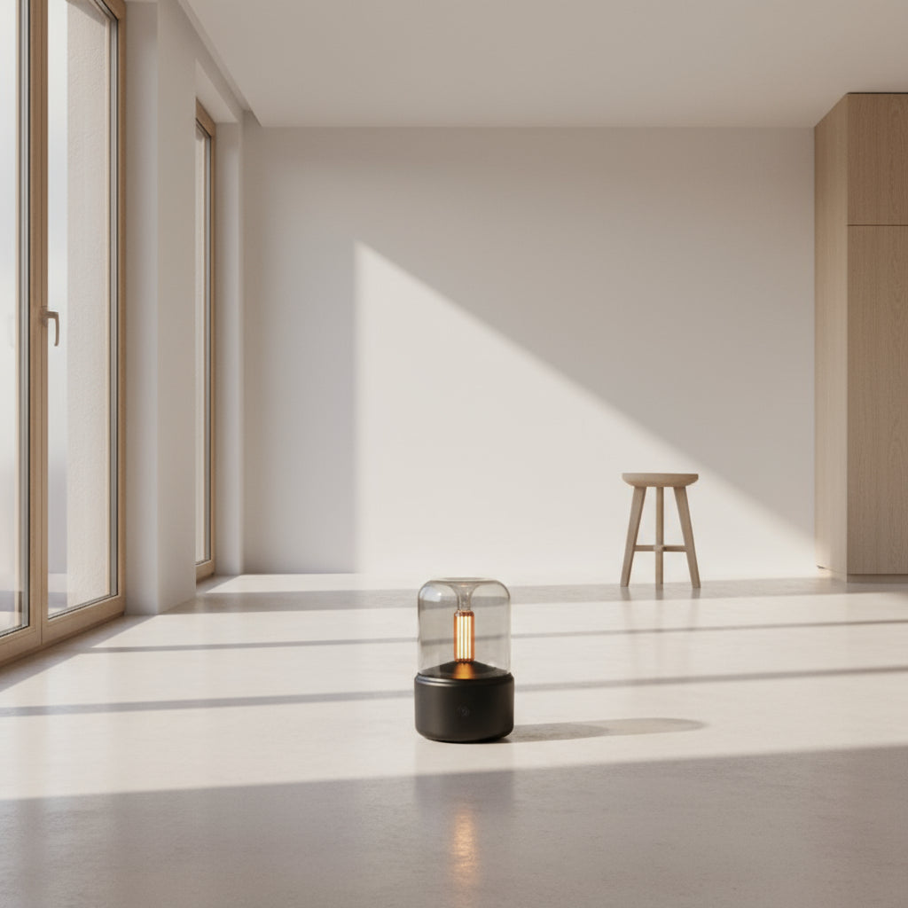 Aromatherapy Candle Diffuser | Soothing LED Flame &amp; Fragrance Diffuser