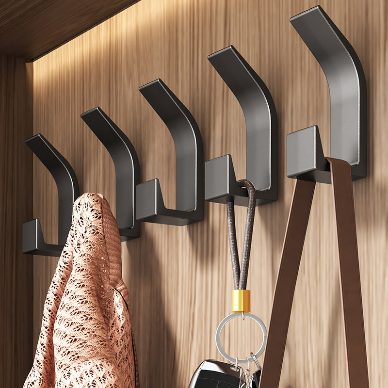 Adhesive Wall Hooks Set | No drilling required, ideal for bedrooms, kitchens, and bathrooms