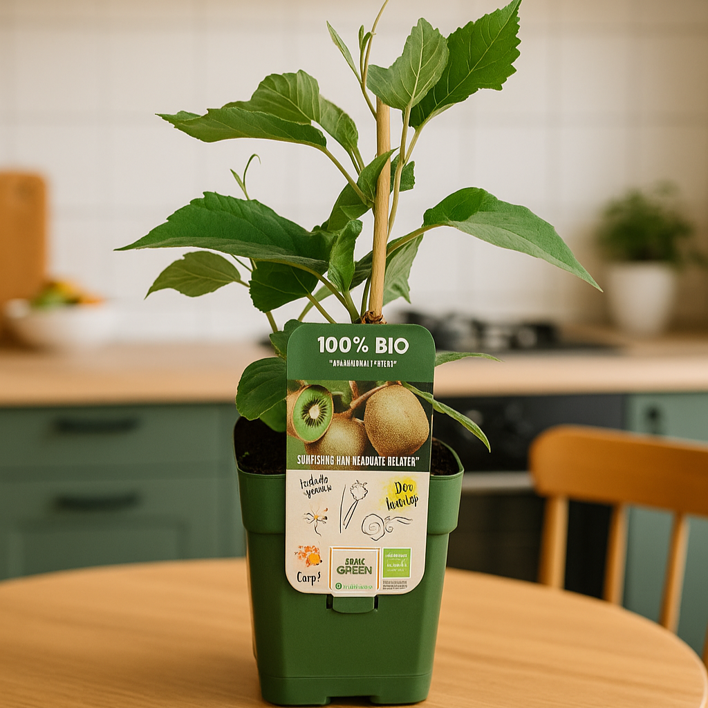 Set of Organic Kiwi Plants | Actinidia deliciosa | 20-25 cm Tall
