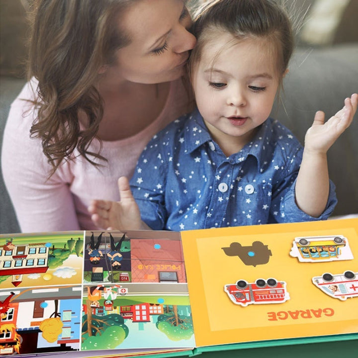 BusyBook™ Educational Toddler Book | Play &amp; Learn Book for Motor Skills, Logic &amp; Recognition