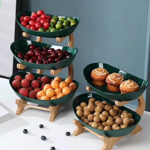 FruitWave | Luxury 3-Tier Fruit Bowl