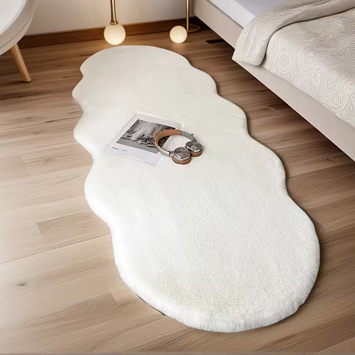 SoftPlush™ Wasbare Antislip Vloermat | Ultra-Zacht Beige Tapijt