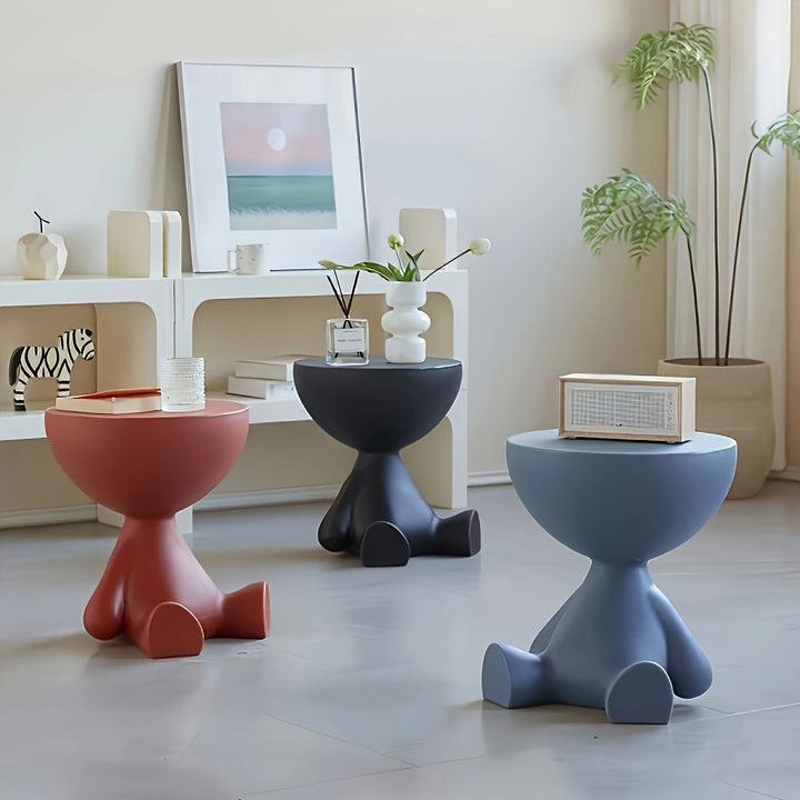 Otto Modern Black Storage Ottoman | Stylish &amp; Sturdy with Round Lid