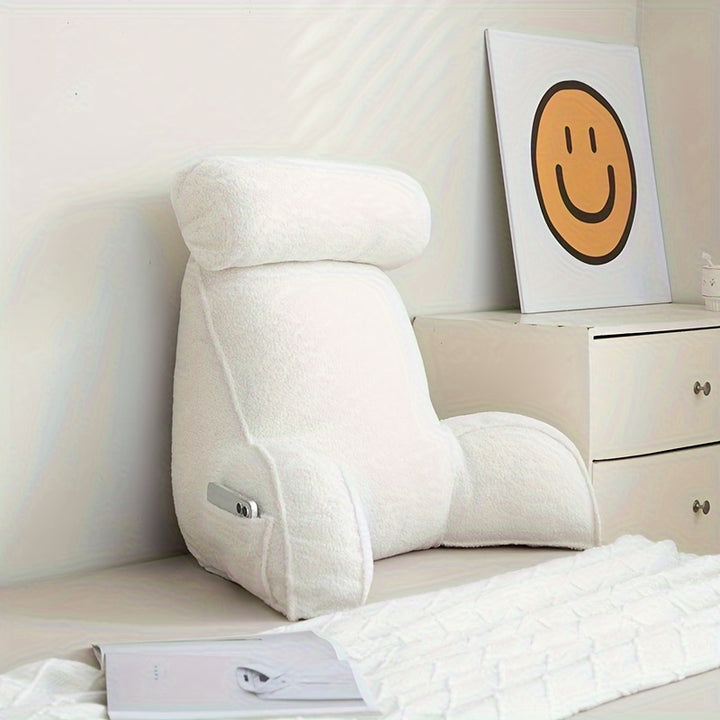 Comfort Cushion | Ergonomic Reading &amp; Back Support Cushion with Removable Cover
