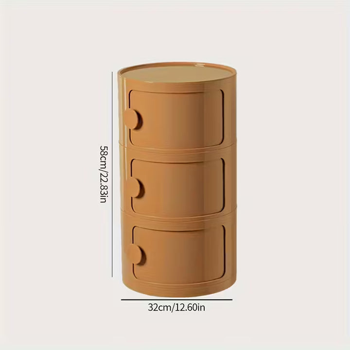 FlexiStore™ Multifunctional Bedside Table | Portable Storage Cabinet with Drawer