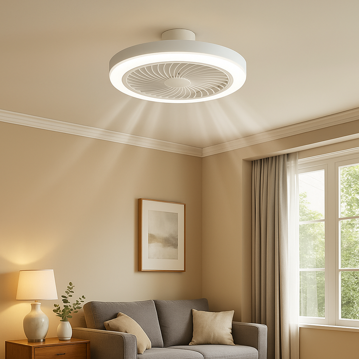 LED Smart Fan Lamp | With Remote Control &amp; Timer