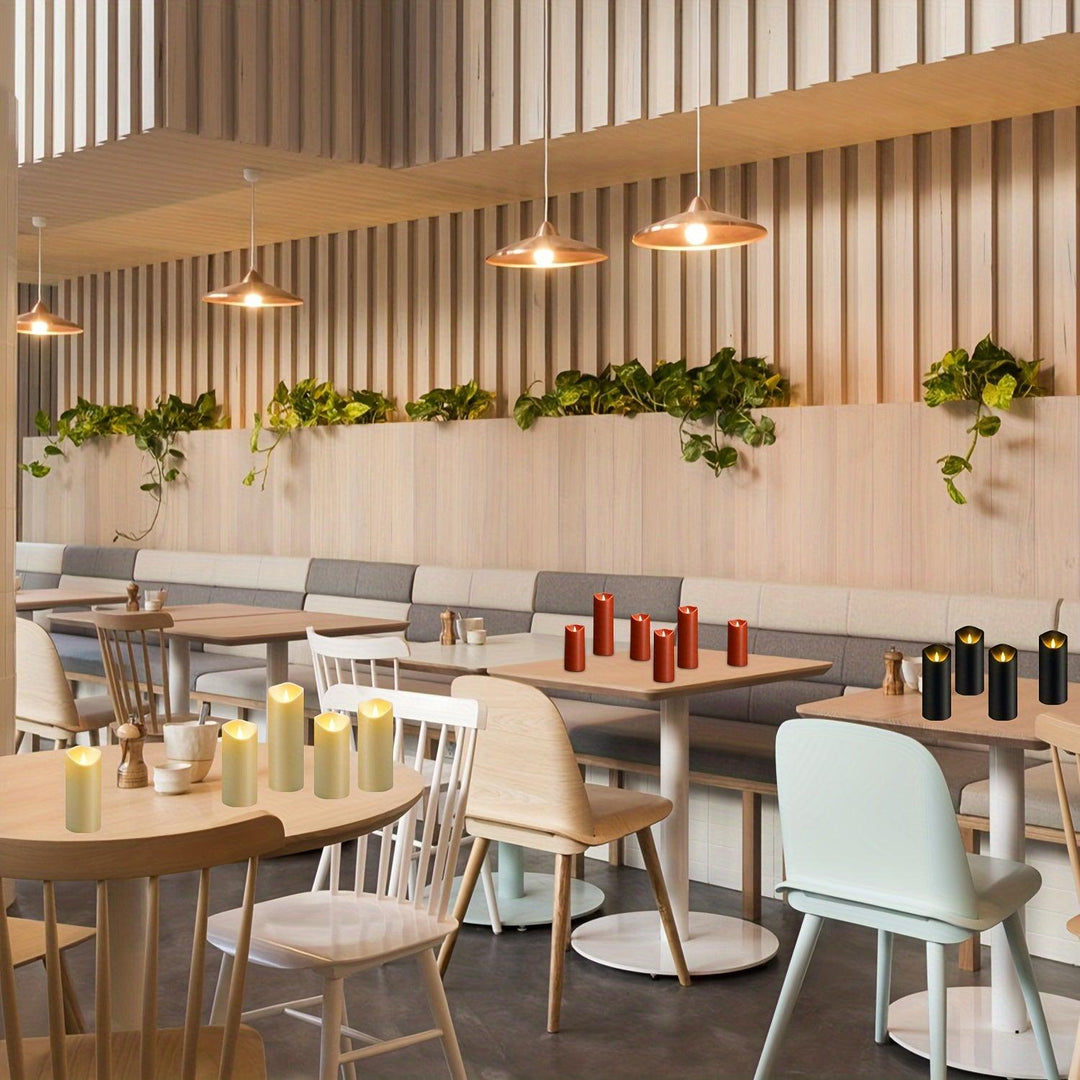 Flameless LED Candle Set | Safe mood lighting for holidays and decorations 