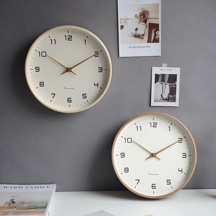 Scandinavian Simplicity | Wooden Wall Clock | Stylish &amp; Silent Time Display