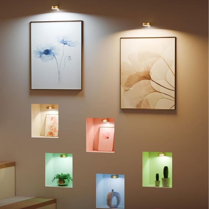 LED Picture Lighting with Magnetic Mount | Dimmable | Warm &amp; Cool White Light