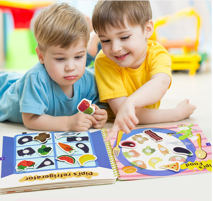 BusyBook™ Educational Toddler Book | Play &amp; Learn Book for Motor Skills, Logic &amp; Recognition