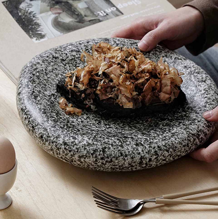 Jumeira Collection | Ceramic Stone Design Plate – Luxury Tableware with a Natural Look