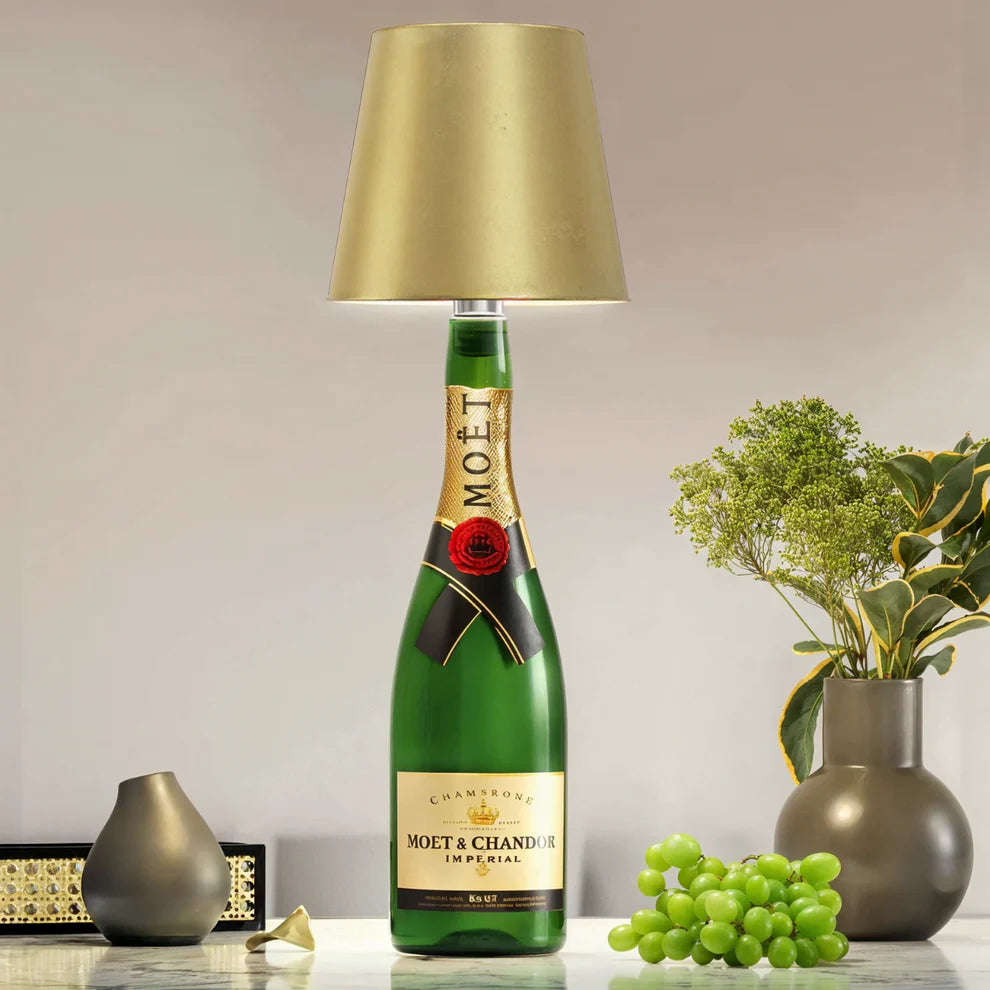 BottleGlow™ Wireless Wine Bottle Light | USB-C &amp; Touch Dimmer