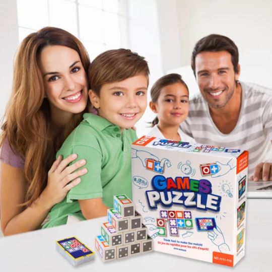 Board Game Puzzle™ | Fast-paced Brain Game for the Whole Family | Educational &amp; Super Fun