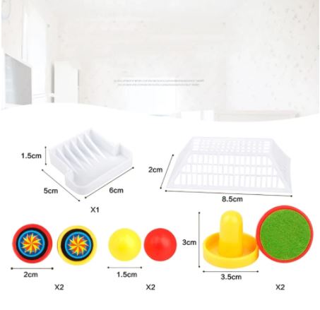 Mini Table Hockey Game™ | Air Hockey &amp; Soccer Game in One