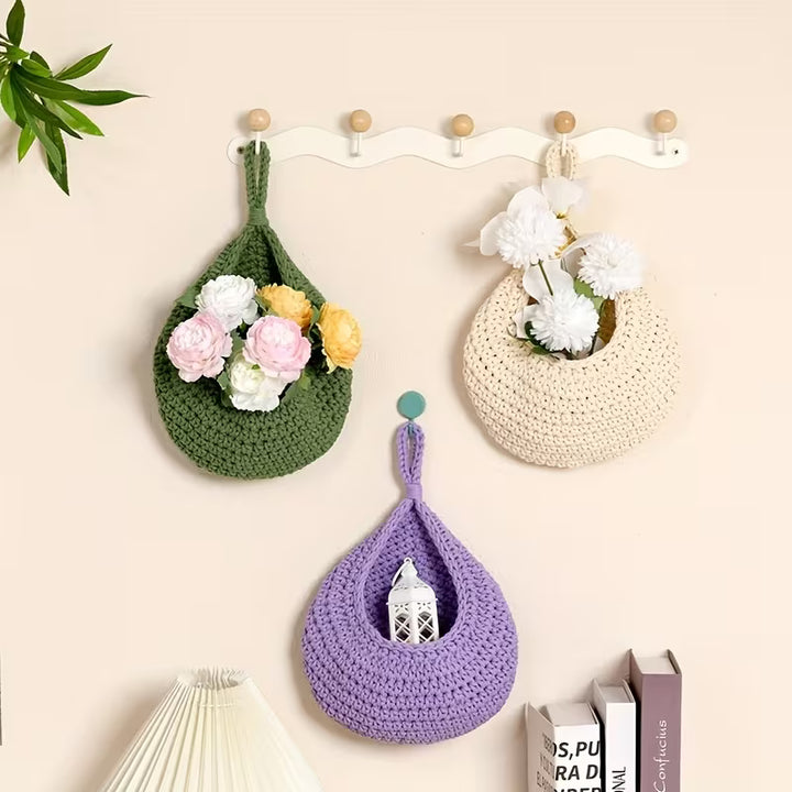 Handwoven Storage Baskets Set (3-piece)