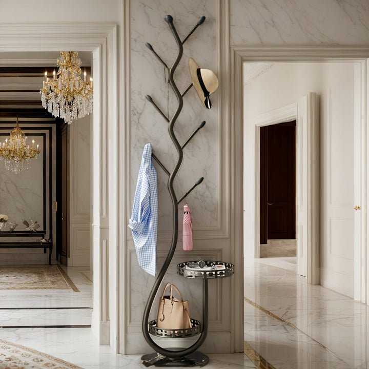 BranchHook™ Modern Metal Coat Rack | Space-Saving &amp; Stable Design