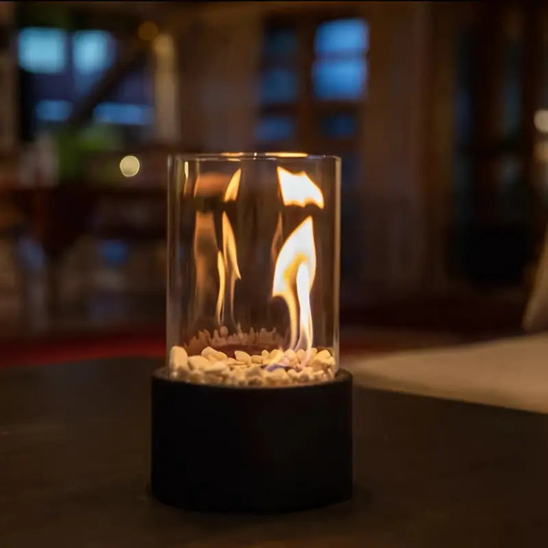 LumiFlame | Modern Portable Fireplace | Clean, Smoke-Free &amp; Atmospheric Design