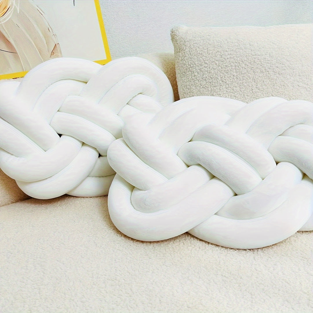 Set of 2 Knot Cushions | Soft, Luxurious Knot Cushions for Sofa &amp; Bed