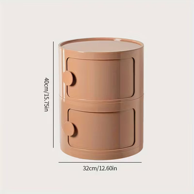 FlexiStore™ Multifunctional Bedside Table | Portable Storage Cabinet with Drawer