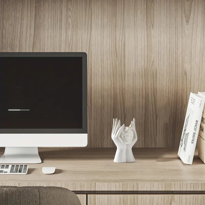 Ceramic Abstract Vase | Modern Design with Face