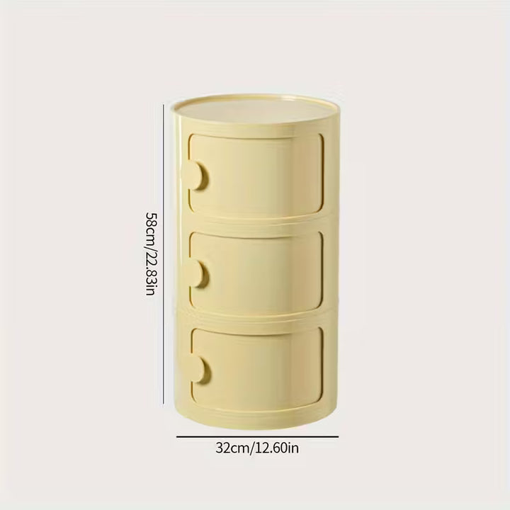 FlexiStore™ Multifunctional Bedside Table | Portable Storage Cabinet with Drawer