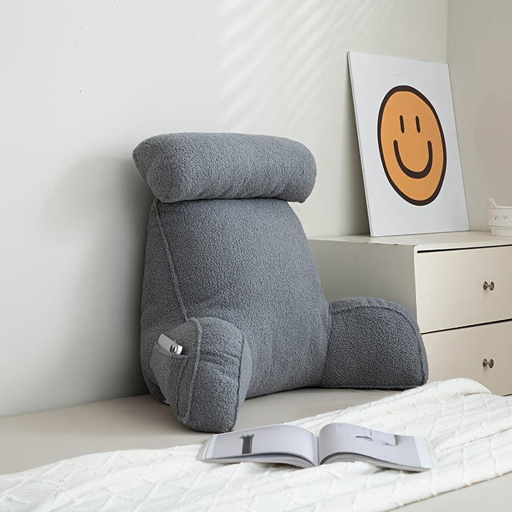 Comfort Cushion | Ergonomic Reading &amp; Back Support Cushion with Removable Cover