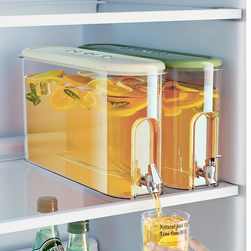 Large Water Jug with Tap | 4 Liters | Transparent &amp; Leakproof