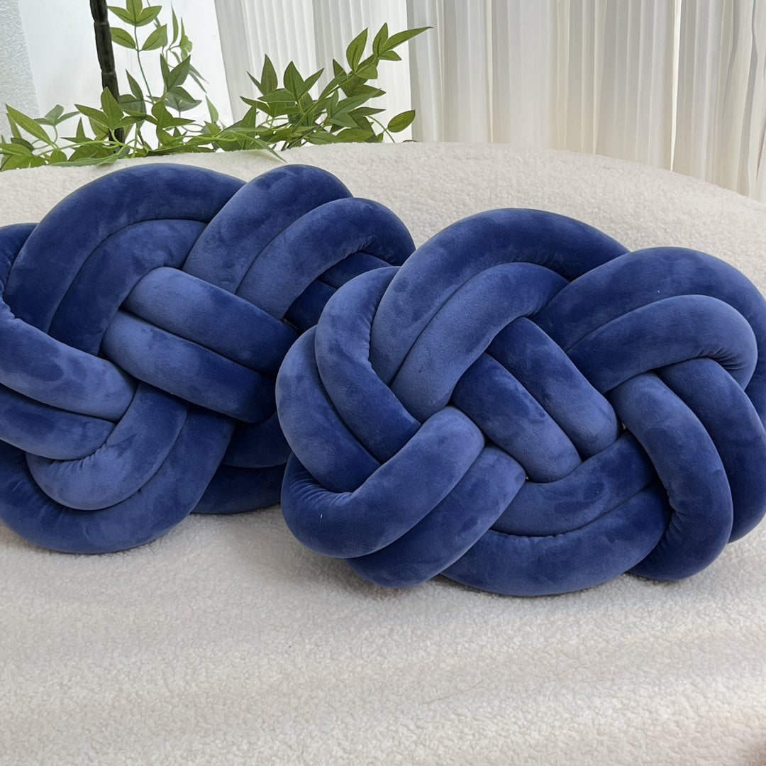 Set of 2 Knot Cushions | Soft, Luxurious Knot Cushions for Sofa &amp; Bed