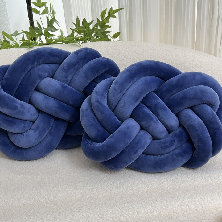 Set of 2 Knot Cushions | Soft, Luxurious Knot Cushions for Sofa &amp; Bed