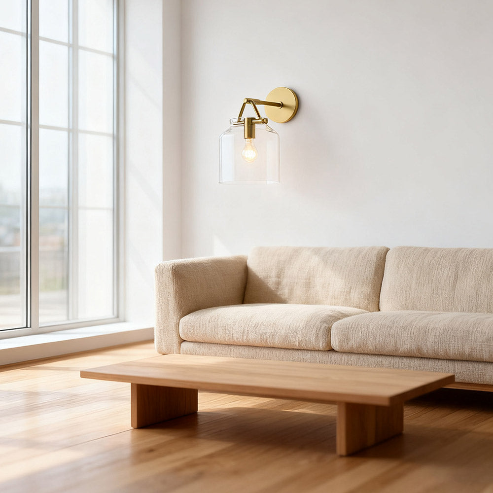 Hanton™ Wandlamp | Duurzaam Metaal & Glas met Zachte Sfeerverlichting