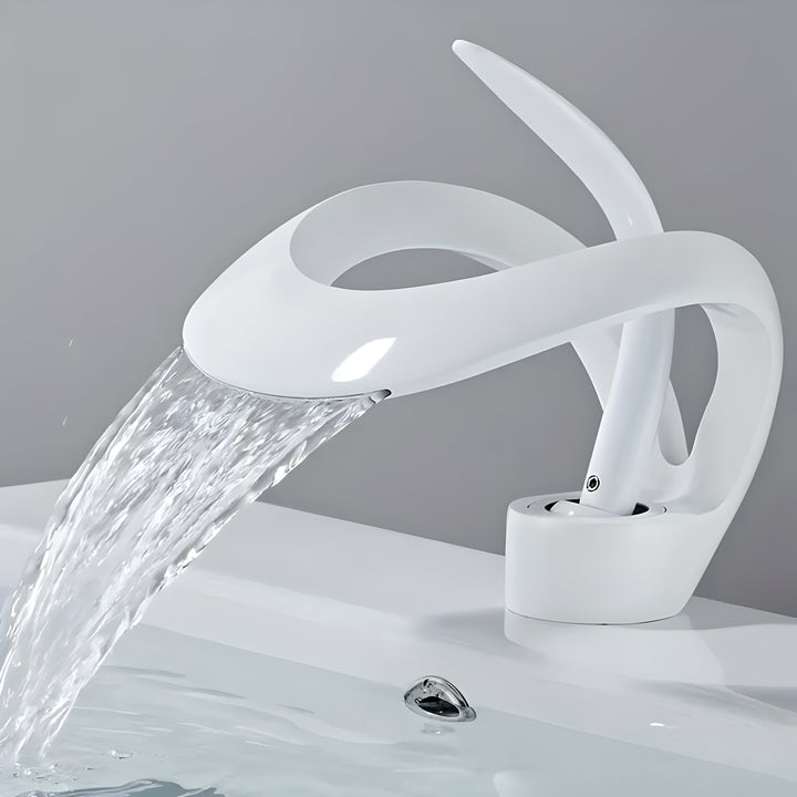 AquaGleam | Modern Brass Bathroom Faucet