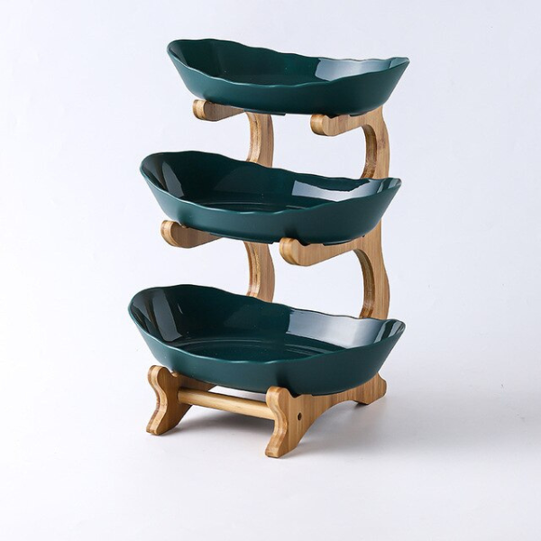 FruitWave | Luxury 3-Tier Fruit Bowl