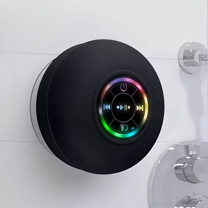AquaBeats™ LED Bathroom Speaker – Wireless &amp; Water Resistant