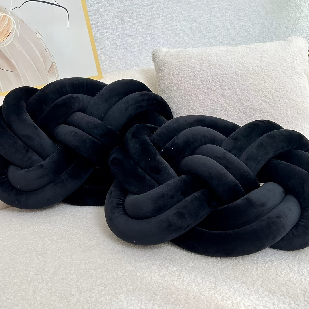 Set of 2 Knot Cushions | Soft, Luxurious Knot Cushions for Sofa &amp; Bed