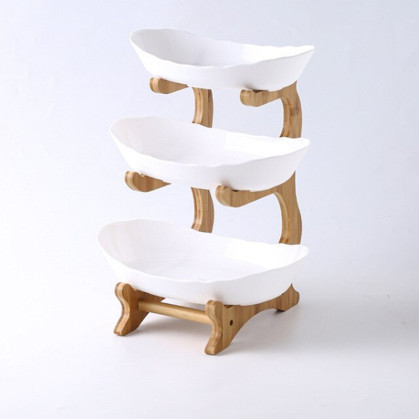 FruitWave | Luxury 3-Tier Fruit Bowl