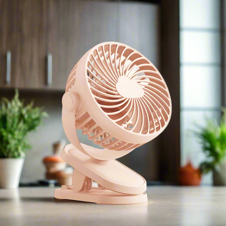 BreezeClip Fan | Portable Clip-On Fan with USB Rechargeable Battery