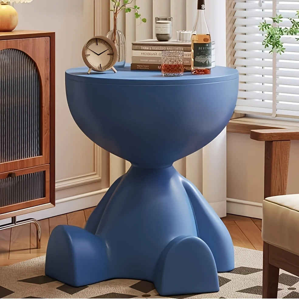 Otto Modern Black Storage Ottoman | Stylish &amp; Sturdy with Round Lid