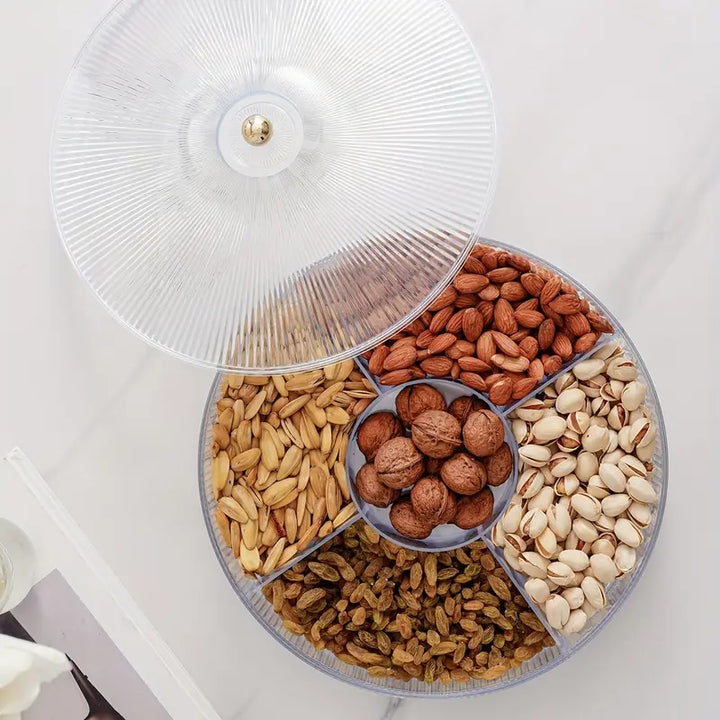 AmberLuxe | Candy Jar with Lid 28 cm – Luxury Snack Organizer