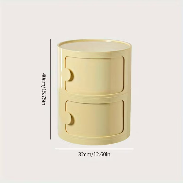 FlexiStore™ Multifunctional Bedside Table | Portable Storage Cabinet with Drawer