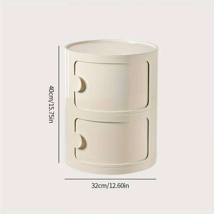 FlexiStore™ Multifunctional Bedside Table | Portable Storage Cabinet with Drawer