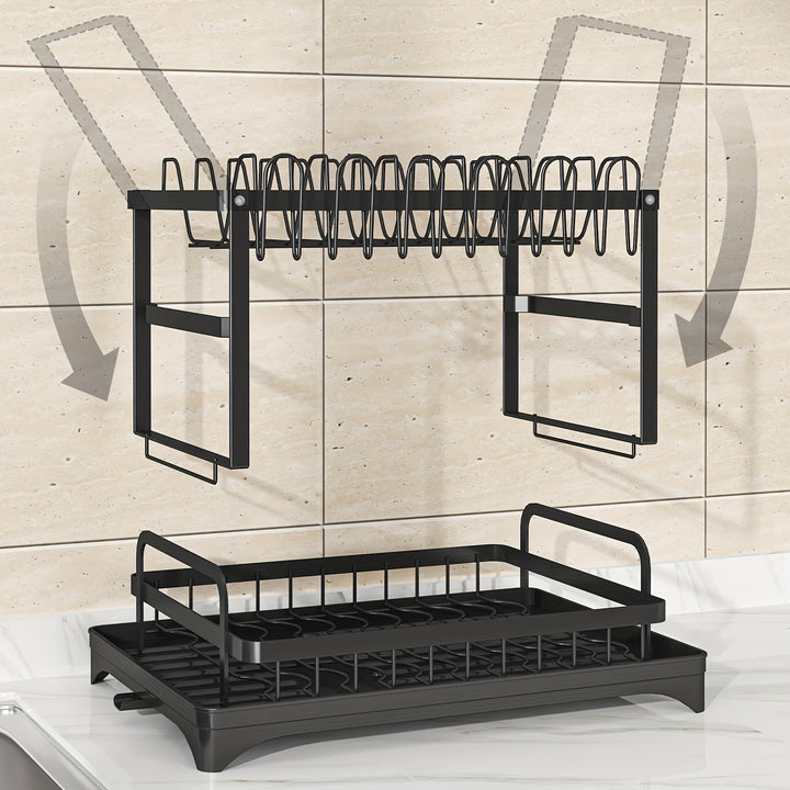 Double Dish Drying Rack | Multifunctional &amp; Space-Saving Design