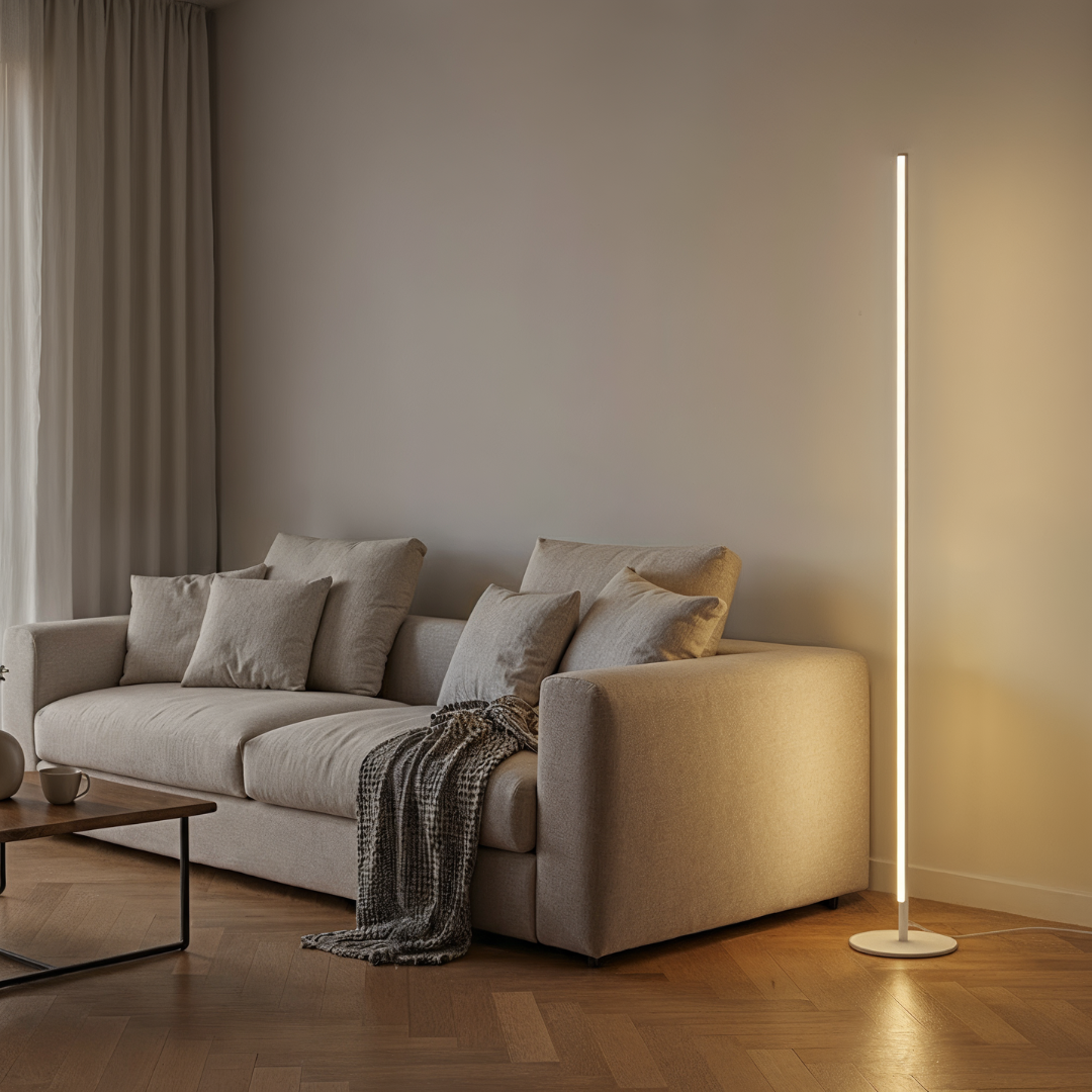 SELENE™ LED Standing Lamp | Minimalist &amp; Dimmable 