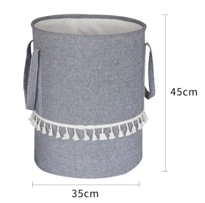 Cottage Chic collapsible laundry basket | Stylish storage for laundry, toys, and more 